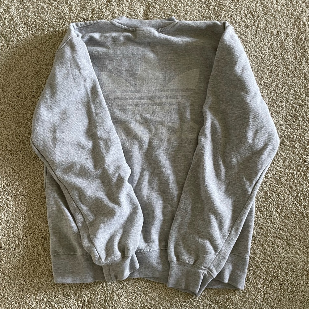 Adidas, M, grey sweatshirt